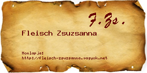 Fleisch Zsuzsanna névjegykártya
